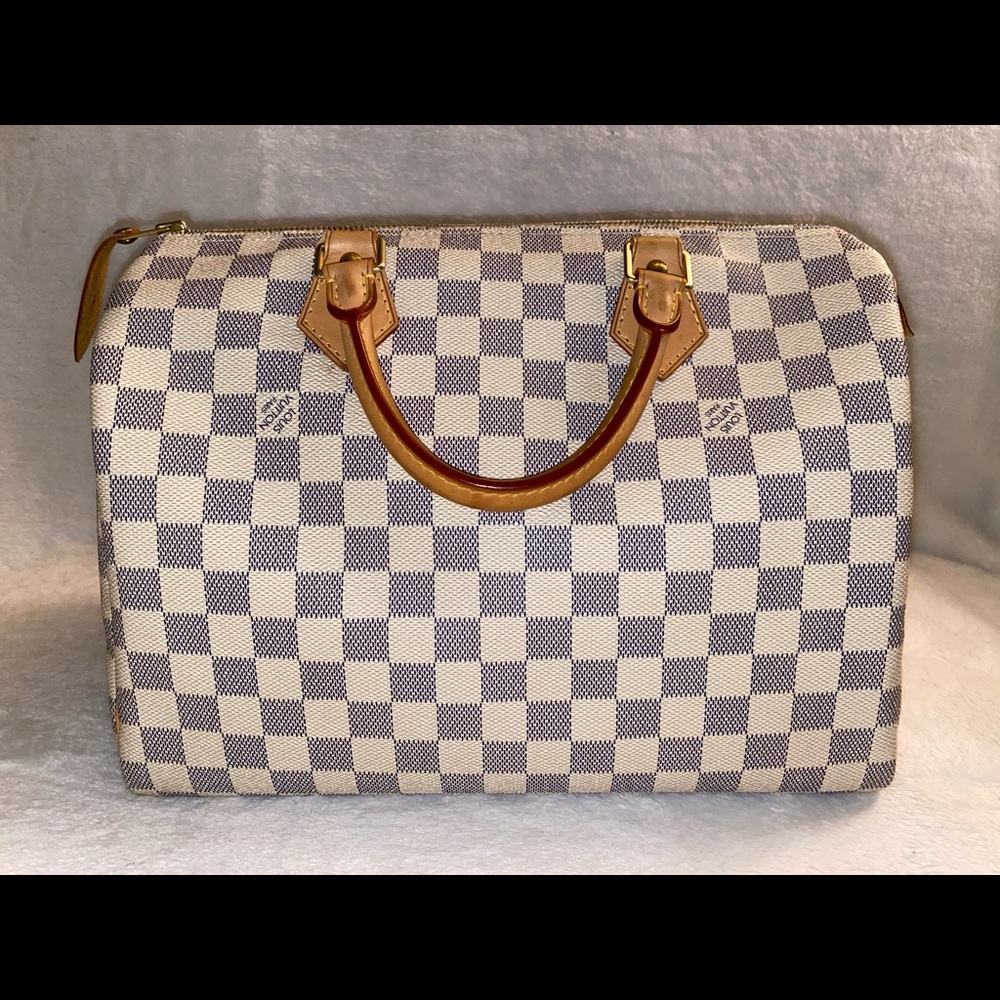 Louis Vuitton Speedy 30 Damier Azur